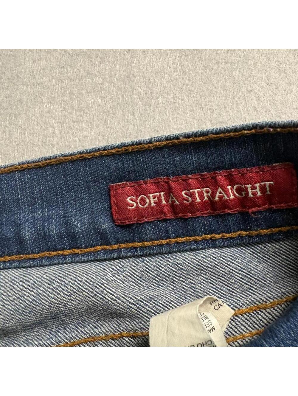 Lucky Brand Sofia Straight Jeans Womens Size 8 29 Regular Blue Denim Stretch - Picture 7 of 12